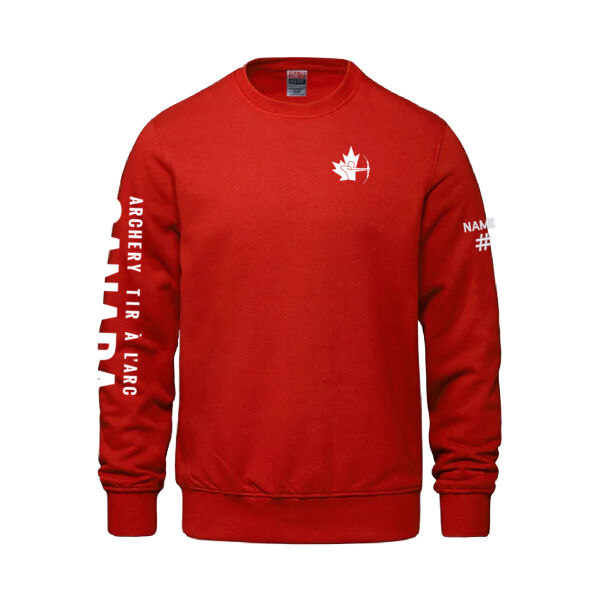 Vault Youth Archer Canada Sleeve Printed Crewneck Thumbnail
