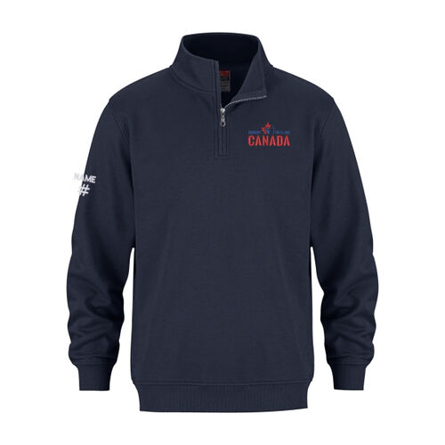 Flux Unisex Archery Canada Emblem Embroidered 1/4 Zip Thumbnail
