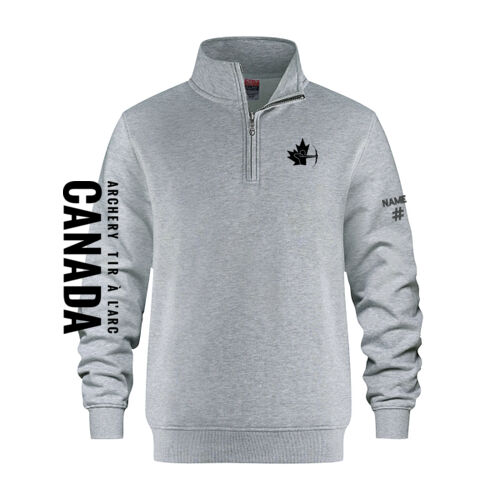 Flux Unisex Archer Canada Sleeve Printed 1/4 Zip Thumbnail